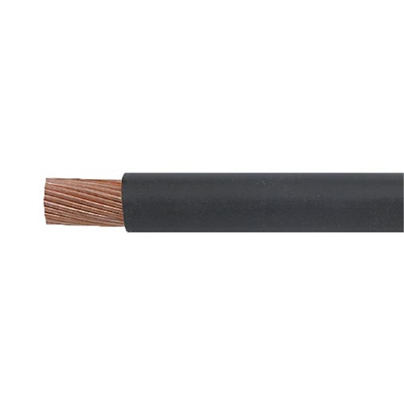 Black Copper Core Flexible PVC Starter Cable - 25mm2 x 10m Reel
