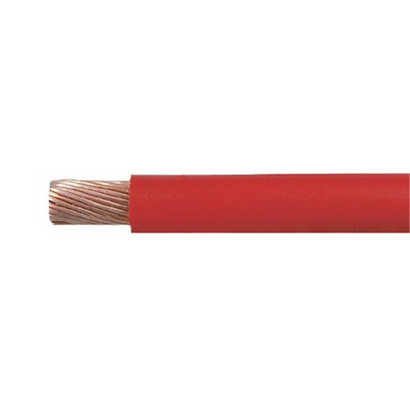 Red Copper Core Flexible PVC Starter Cable - 25mm2 x 10m Reel