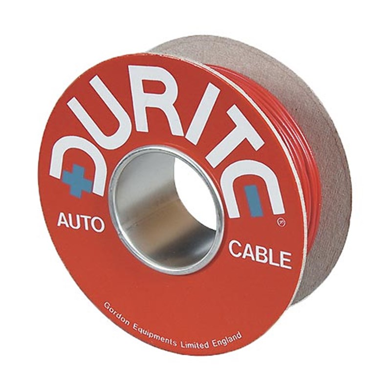 Red/Black Flat Twin-Core PVC Auto Cable – 2 x 1mm2 x 30m Reel