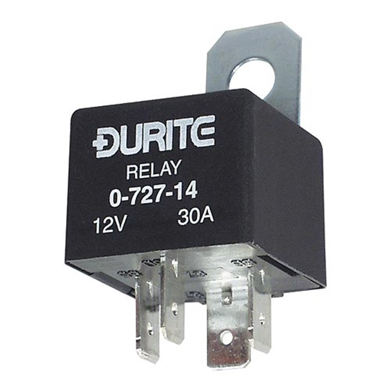 12V Mini Make/Break Relay with Bracket - 30A