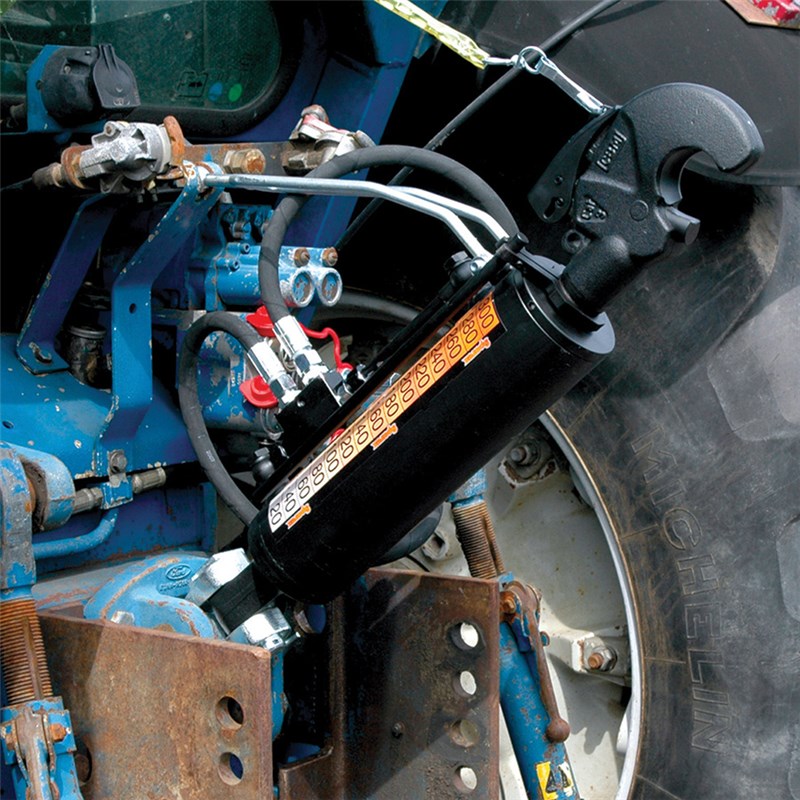 Hydraulic Top Link, Cat. 3 Q/R CBM Hook/Cat. 2 25.4mmØ Knuckle, 650-876mm Centres, Supplied c/w Non-return Valve & 800mm Hose Set 