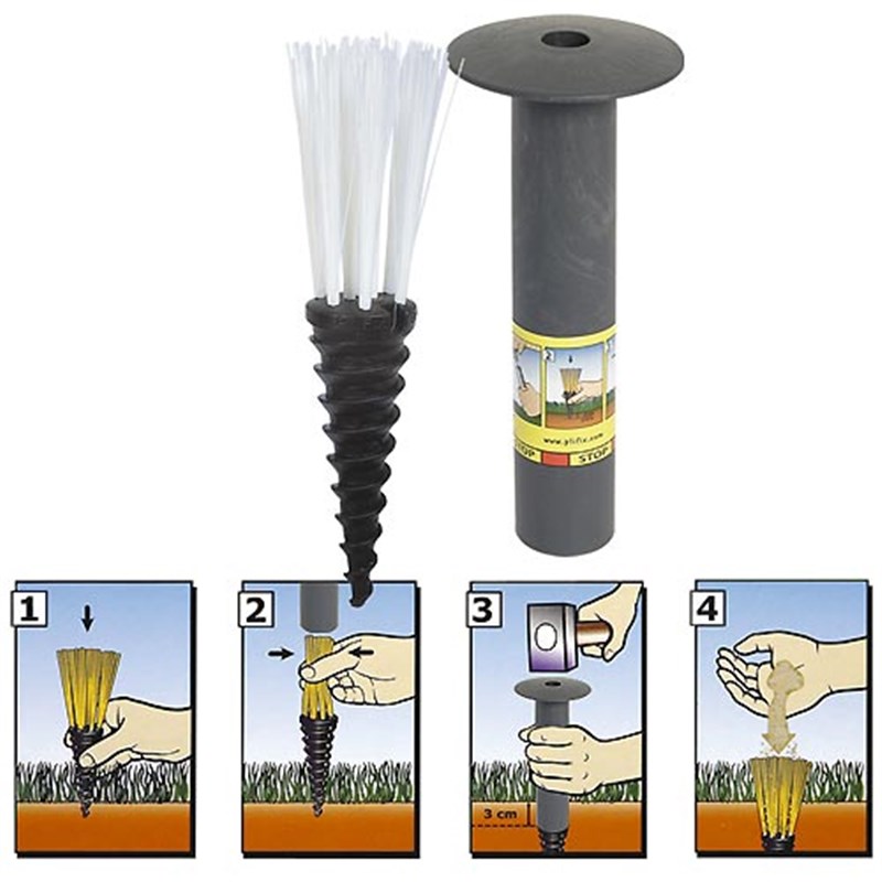 White PLiFiX® Markers c/w driving tool (Pk 25)