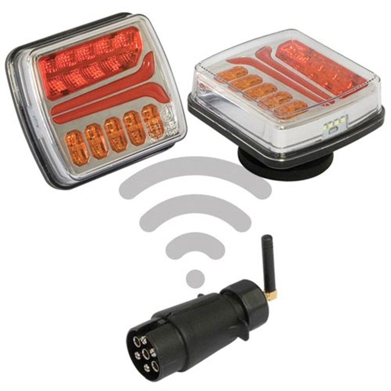 Magnetic Trailer Lights - Pod Set LED Wireless Re-chargeable
