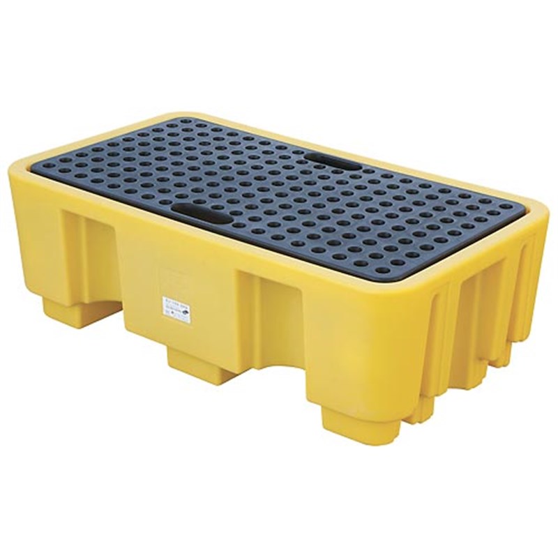 2 x 205 ltr Drum Polyethylene Spill Pallet