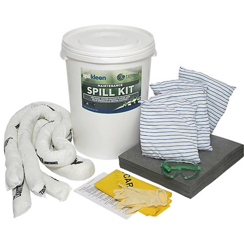 Plastic Pail Spill Kit (capacity: 65 ltr)