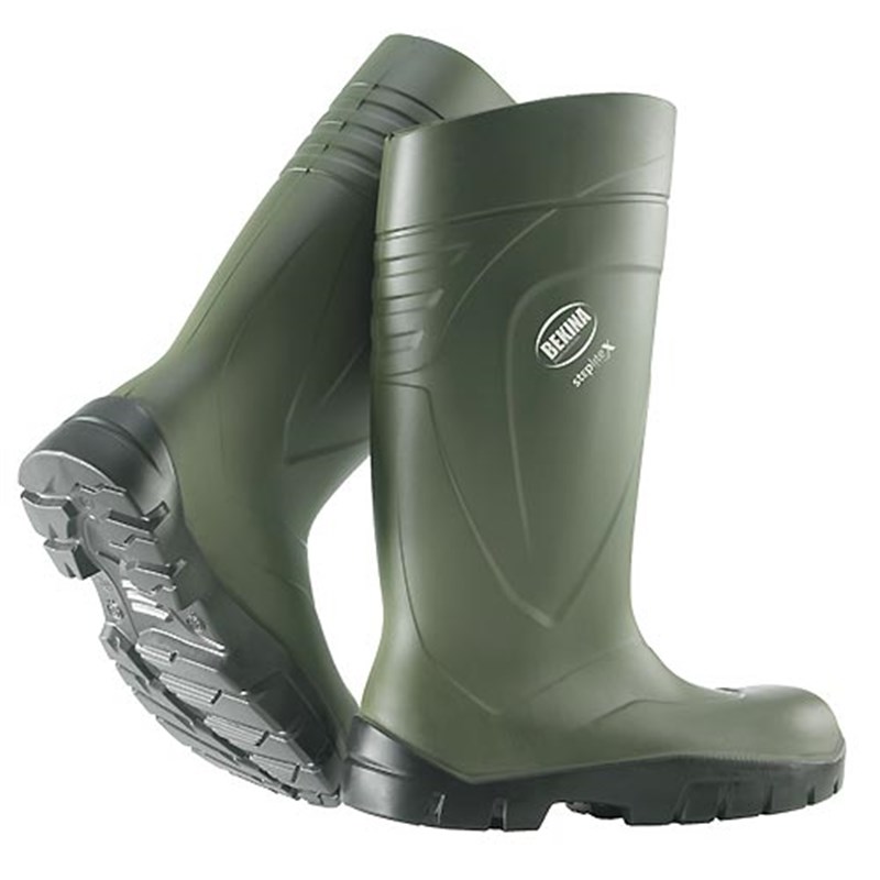 Bekina Steplite X Safety Wellington (S5) – Green, Size 13