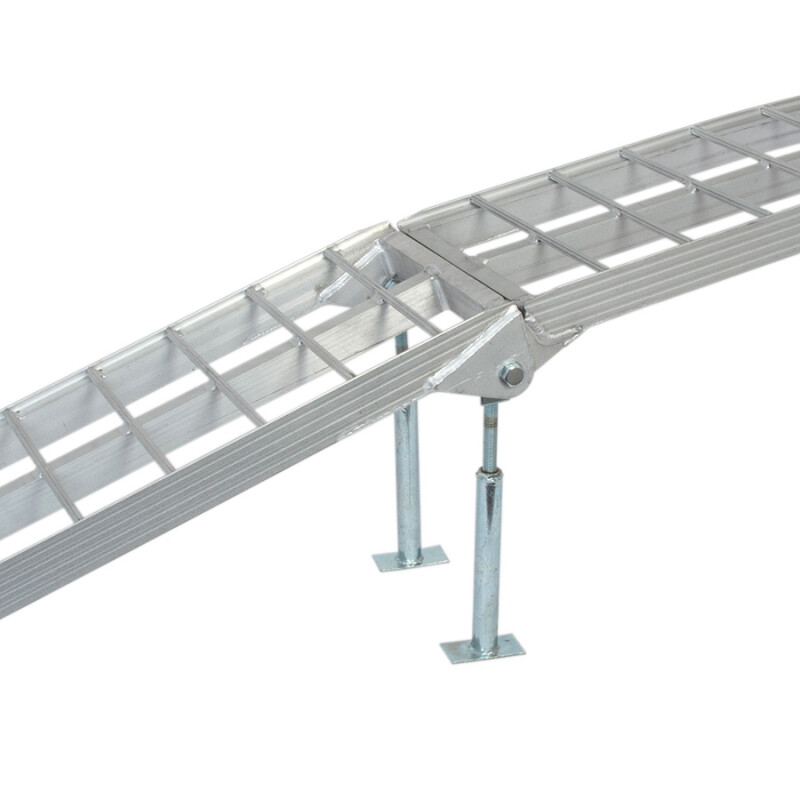 Folding 2.21m Aluminium Loading Ramps, 1 Pair (680kgs max)