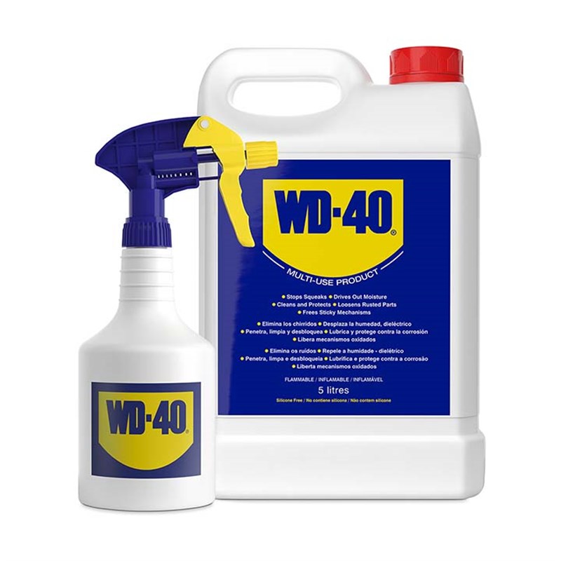 WD-40® Multi-Use Product, 5 Litre Bulk Container c/w Spray Bottle