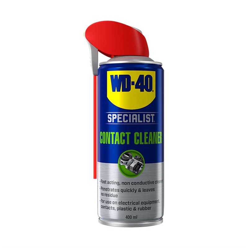 WD-40® Specialist Fast Drying Contact Cleaner with Smart Straw, 400ml Aerosol
