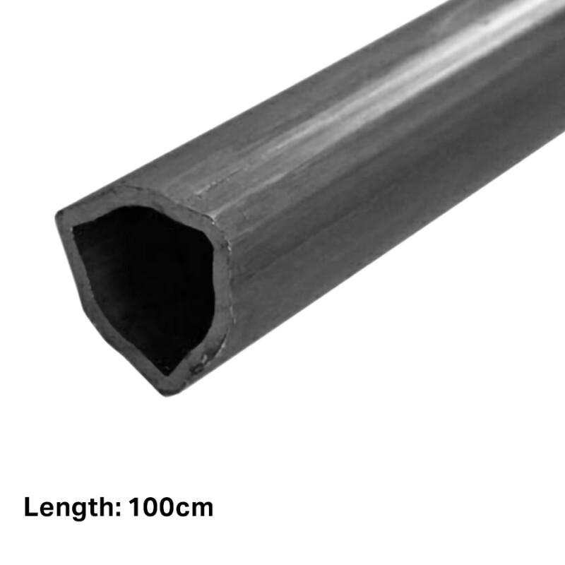 PTO Tube - Triangle Profile 43,5mm x 3,4mm, Length: 100cm (TT433-100), Fits TT364, TT363