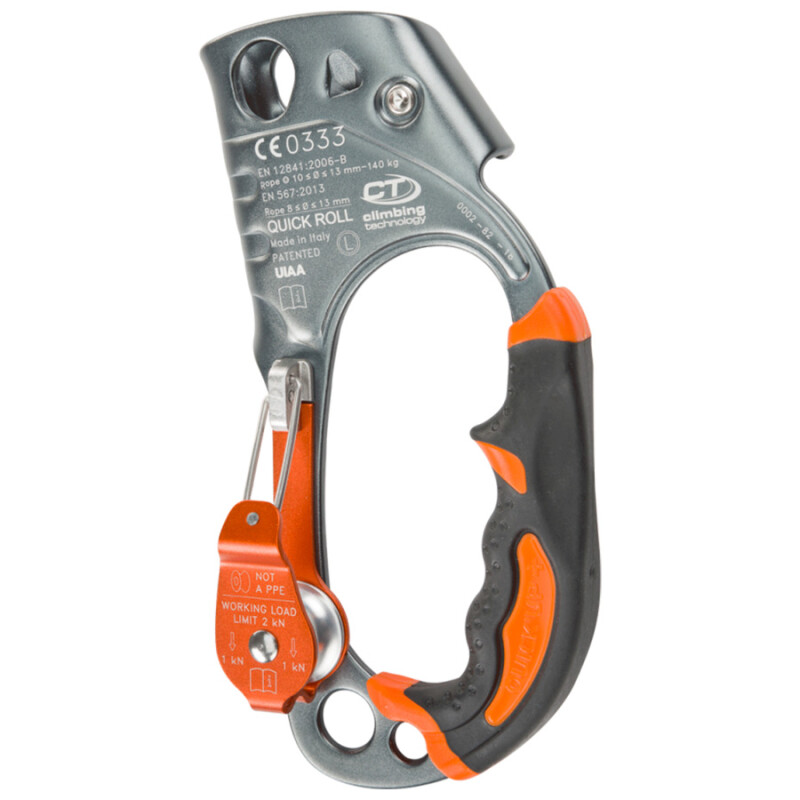 Quick Roll Left Ascender Integrated Pulley, WLL 140KG - 2D663SJ