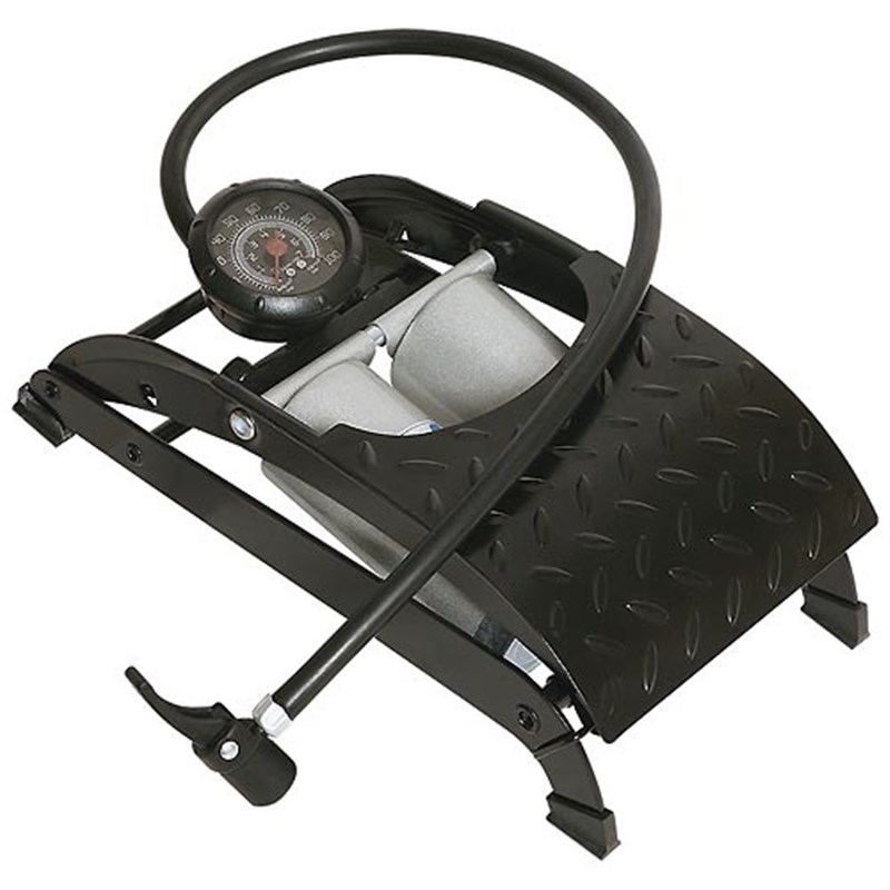 Heavy Duty Twin Cylinder Foot Pump