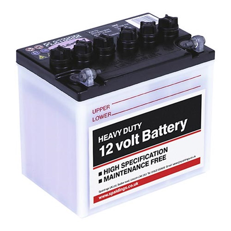 101E Type 12v Battery (layout - +), 290 CCA / 26 Ahr