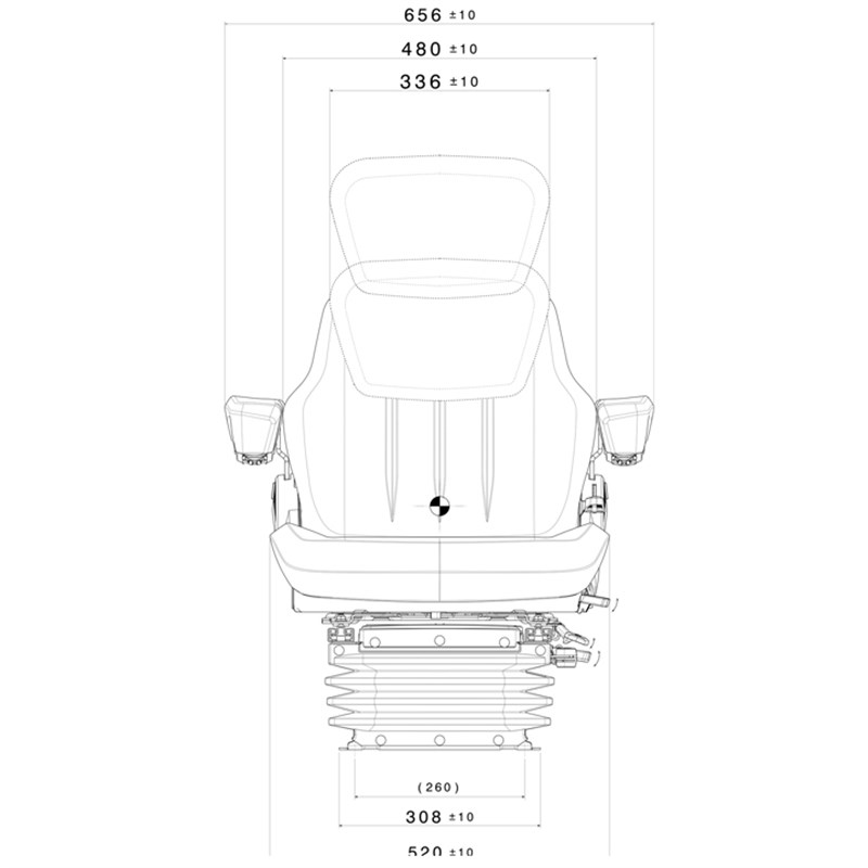 Rancher Air Suspension Tractor Seat (LGV/H152 AHD)