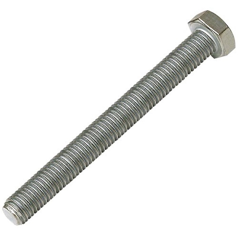 M8 x 80 Plated High Tensile Set Screws (Pk 20)