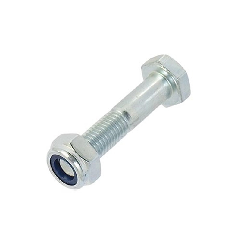 M12 x 50 Plated High Tensile Bolts (G10.9) & Nylon Lock Nuts (Pk 10)