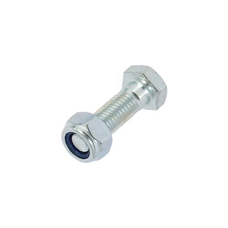 M12 x 35 Plated High Tensile Bolts (G10.9) & Nylon Lock Nuts (Pk 10)