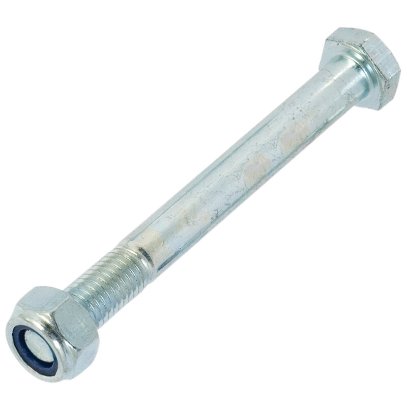 M12 x 120mm Plated High Tensile Hex Head Bolt (G10.9) & Nylon Lock Nut (Pk 10)