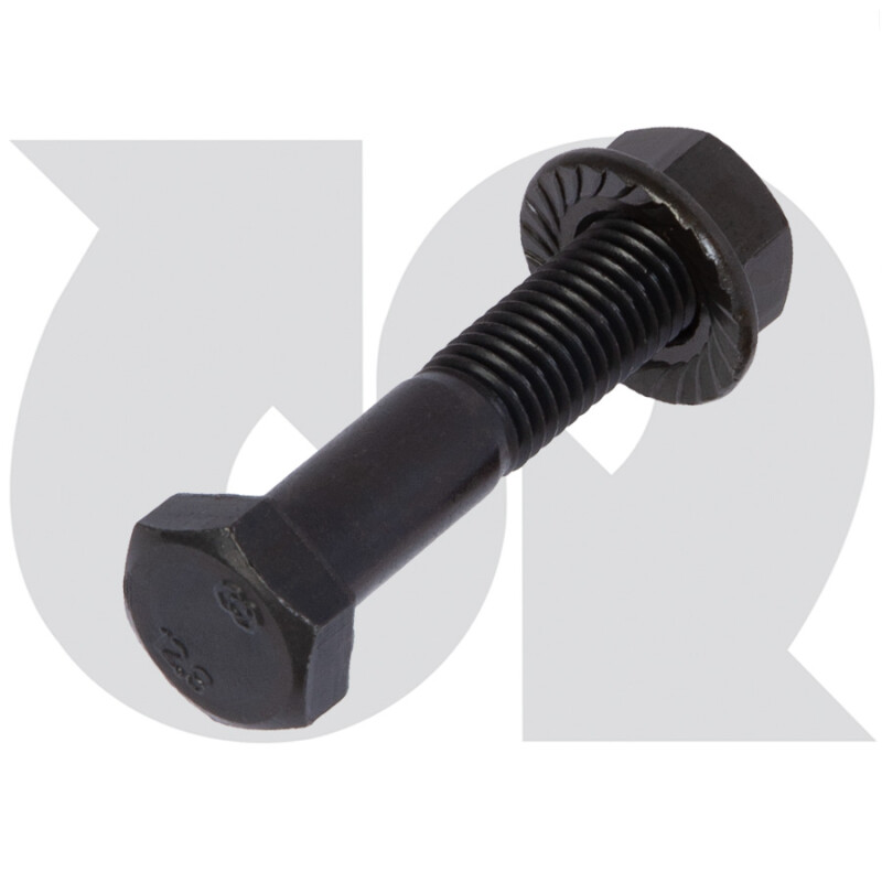 M12 x 60mm High Tensile (G12.9) Bolts & Flanged Serrated Nuts (Pk 25)