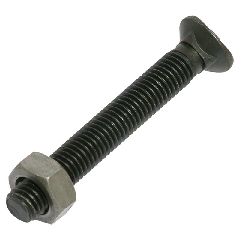 M10 x 75mm Saddle Head (10.9G) Bolt & Nut (Pk 25)