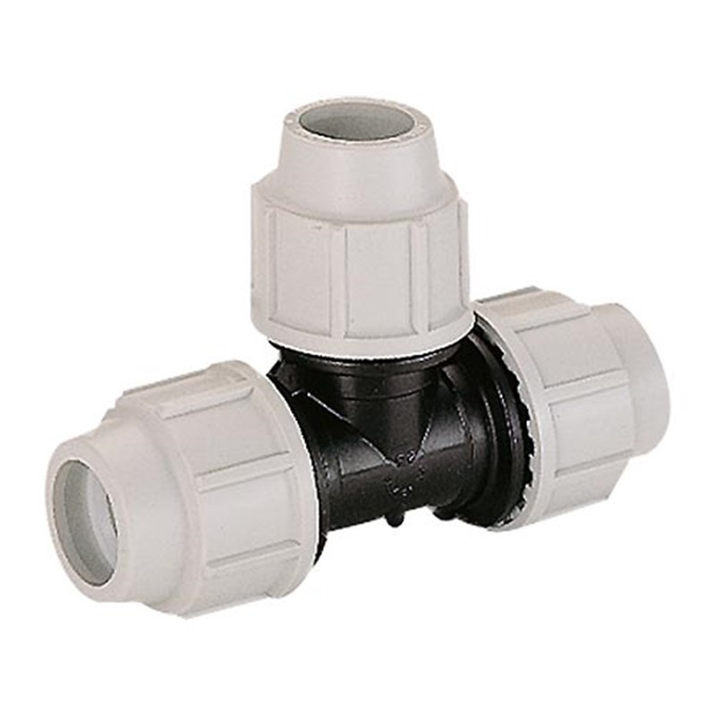 25mm Compression 90° Equal Tee