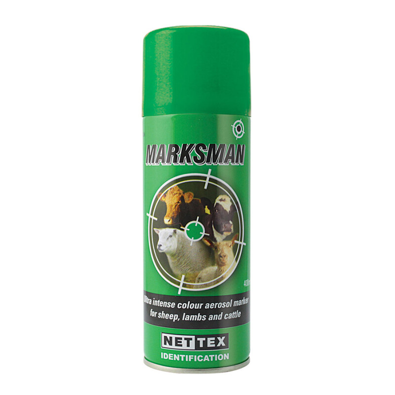 Green - Marksman Aerosol Fleece Marker Spray, 400ml