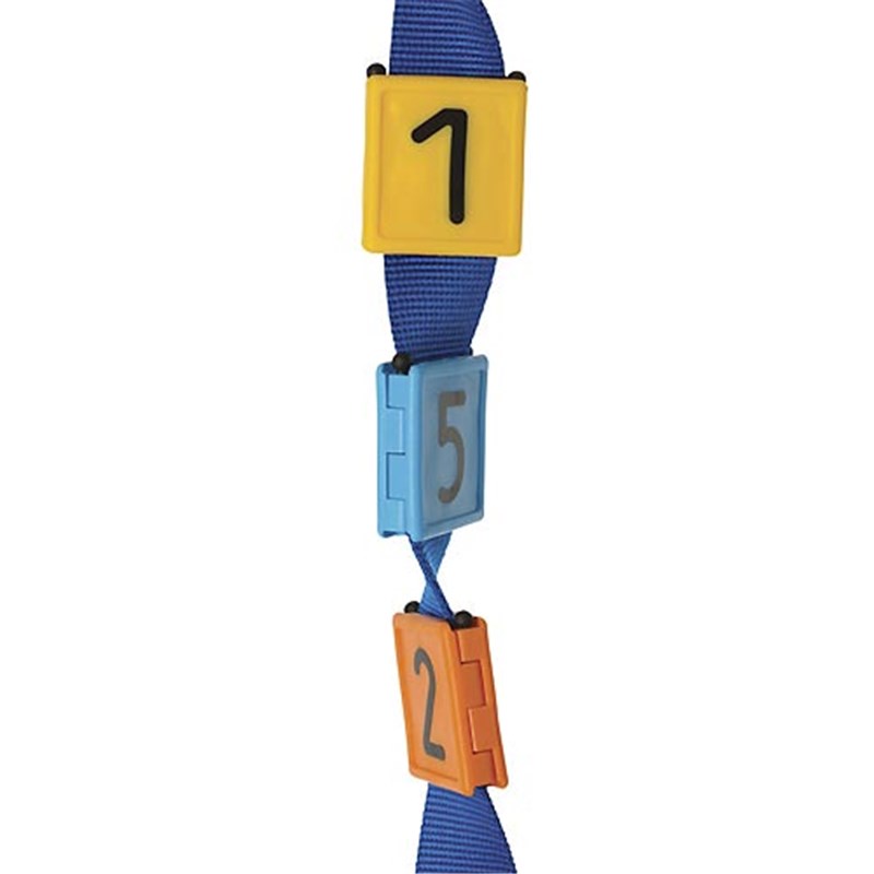 Collar Number DUO – No.1, Yellow (Pk 6)