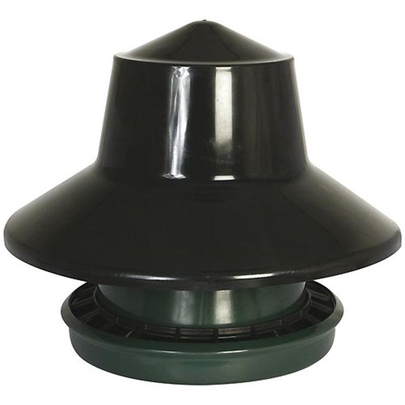 King 25Kg Poultry/Game Feeder with Rain Hat (Outdoor)