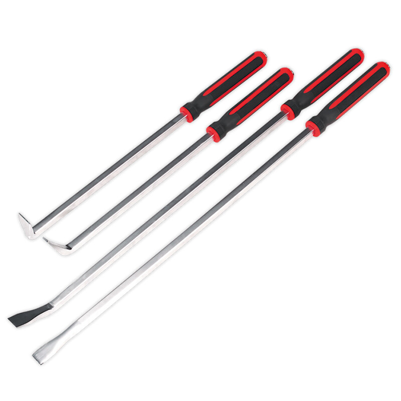 4pc Heavy-Duty Jumbo Pry Bar Set with Hammer Cap (AK9100)