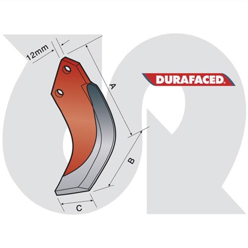 Durafaced® 'S' Type Speed Blade L.H. (12mm thick)