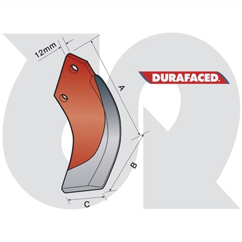 Durafaced® H/Duty Speed Blade L.H. (12mm thick)