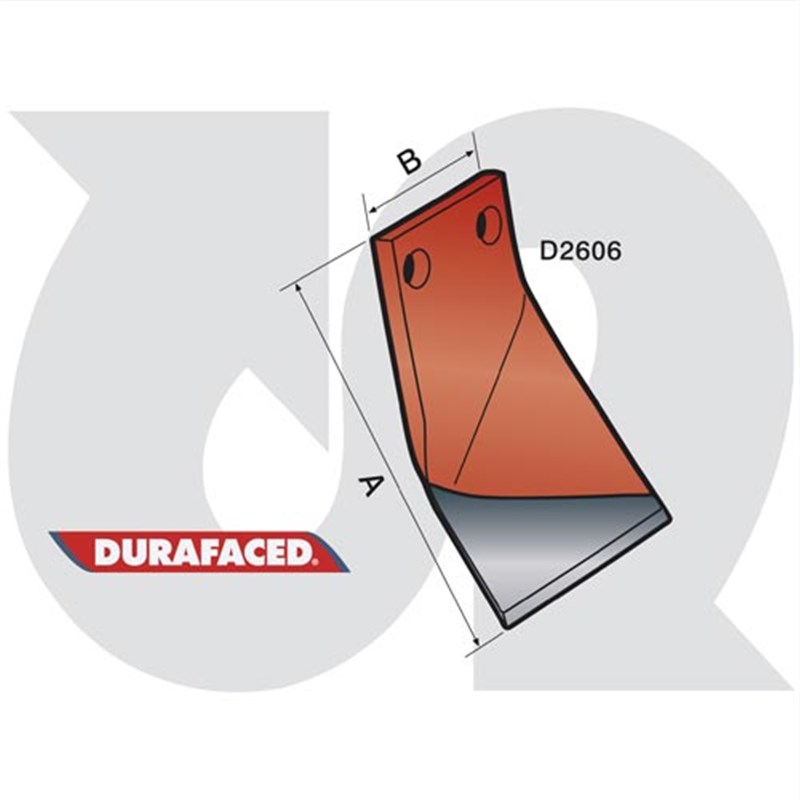 Durafaced® Tillerstar Bed Tiller Blade L.H. (To fit George Moate)