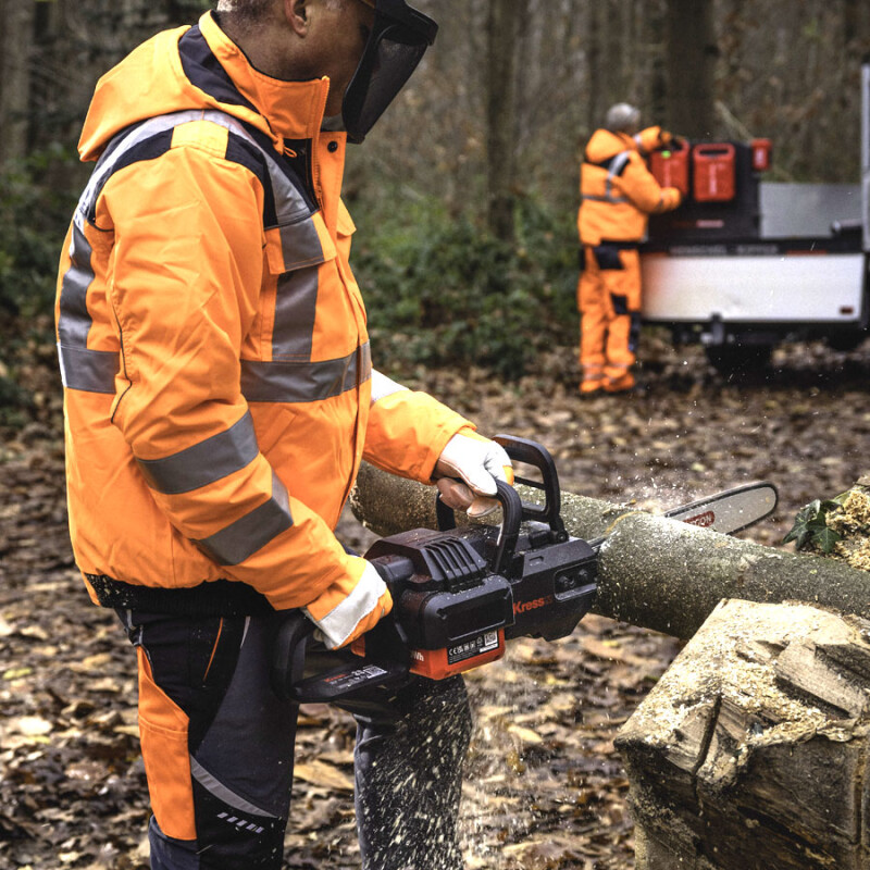 Kress Commercial 60V 40cm/ 16'' Cordless Chainsaw (KC300.9) Bare Tool - Sold without battery and charger