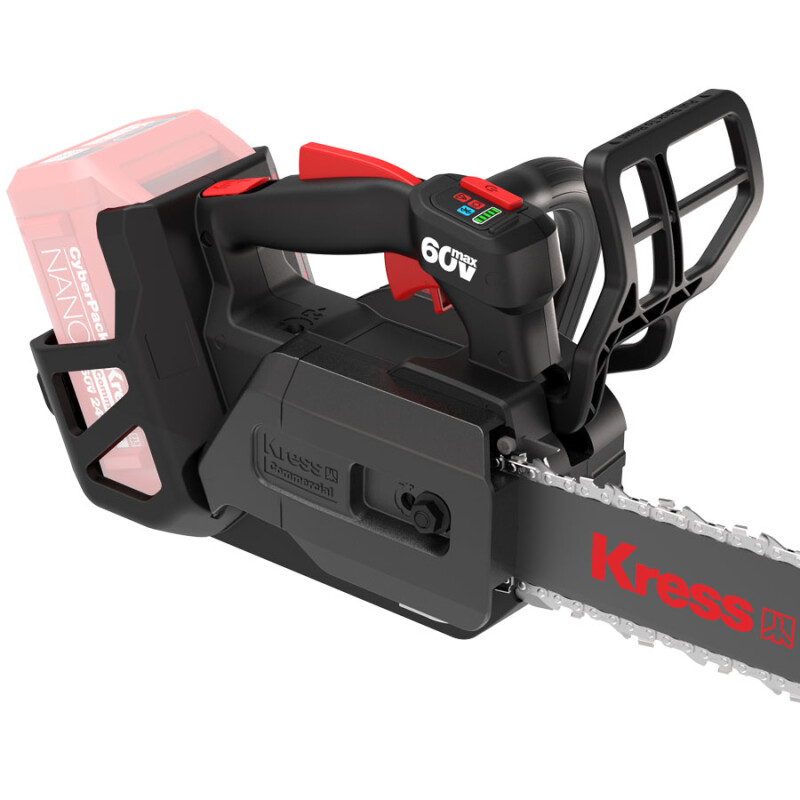 Kress Commercial 60V 35cm/ 14'' Cordless Top Handle Chainsaw (KC320.9) Bare Tool - Sold without battery and charger