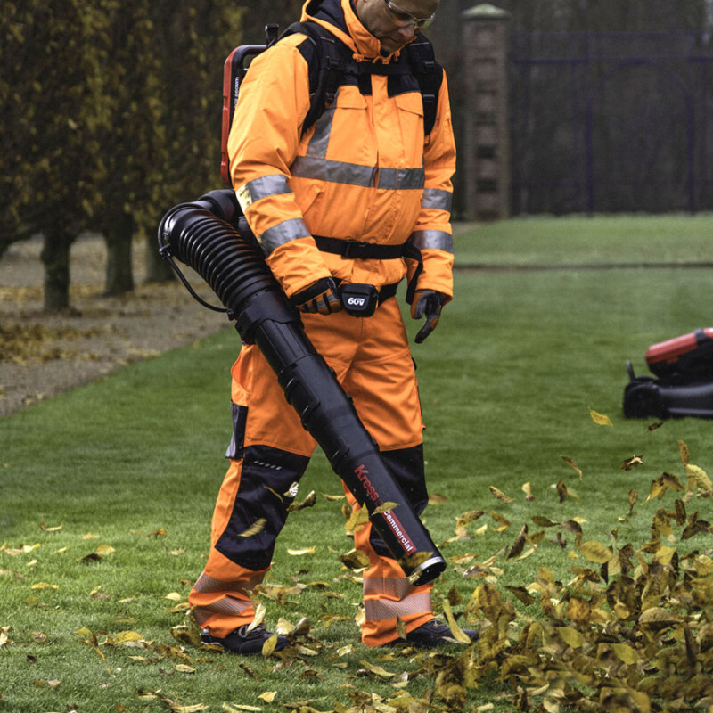 Kress Commercial 60V 35N Cordless Backpack Blower (KC500.9) Bare Tool - Sold without battery and charger
