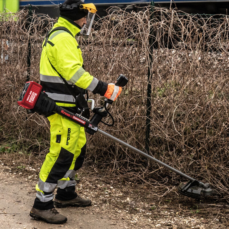 Kress Commercial 60V 42cm Cordless Brushcutter (KC170.9) Bare Tool - Sold without battery and charger