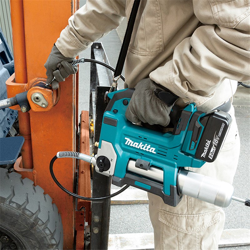 Makita DGP180RT 18V Grease Gun LXT with 1 x 5.0Ah Li-ion Battery and ...