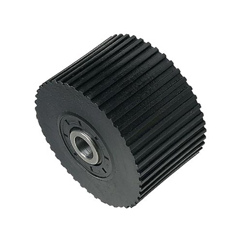 Polyurethane Ribbed Roller, no flange