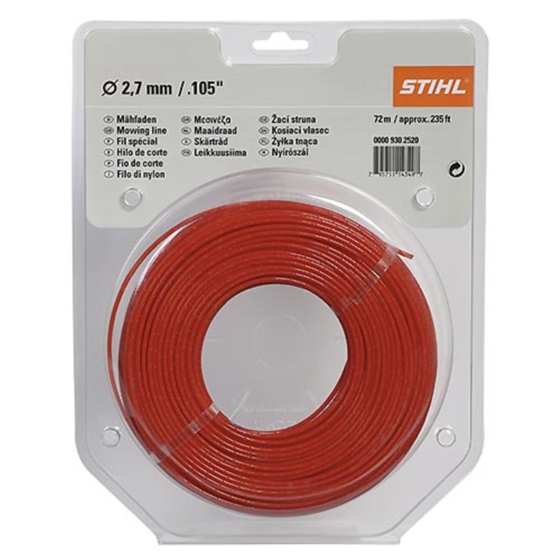 STIHL Quiet Round Trimmer Line – 2.7mm dia. x 72m (0000 930 2423)