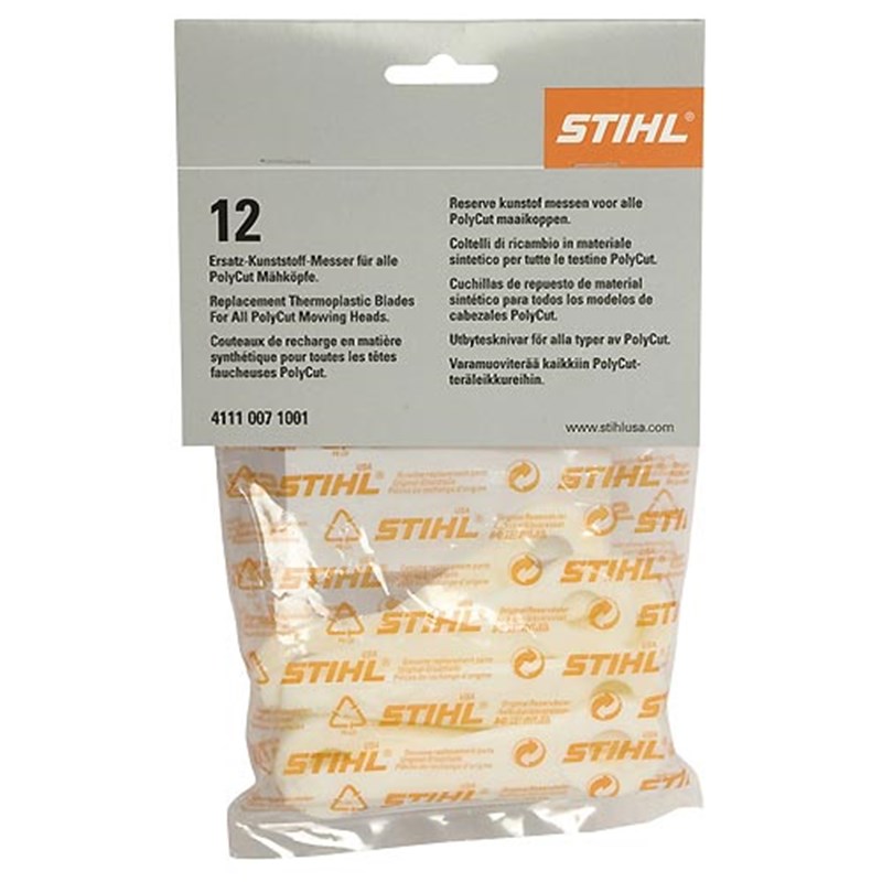 STIHL Replacement Plastic PolyCut Blades (Pk 12)