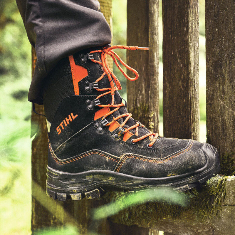 STIHL Function Active Leather Chainsaw Boots (0088 532 0645) - Size 10.1/2 (45)