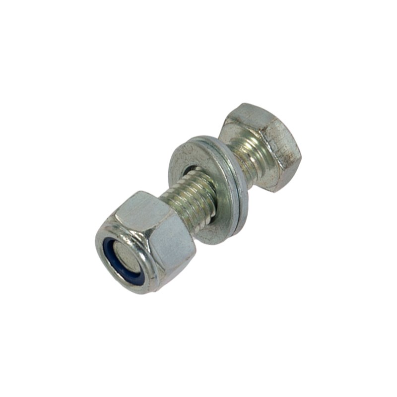 M12 x 40mm Bolt (8.8G), Deep Lock Nut & Washer (pk of 25)